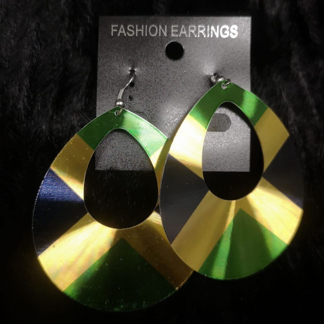 Jamaican Flag Earrings