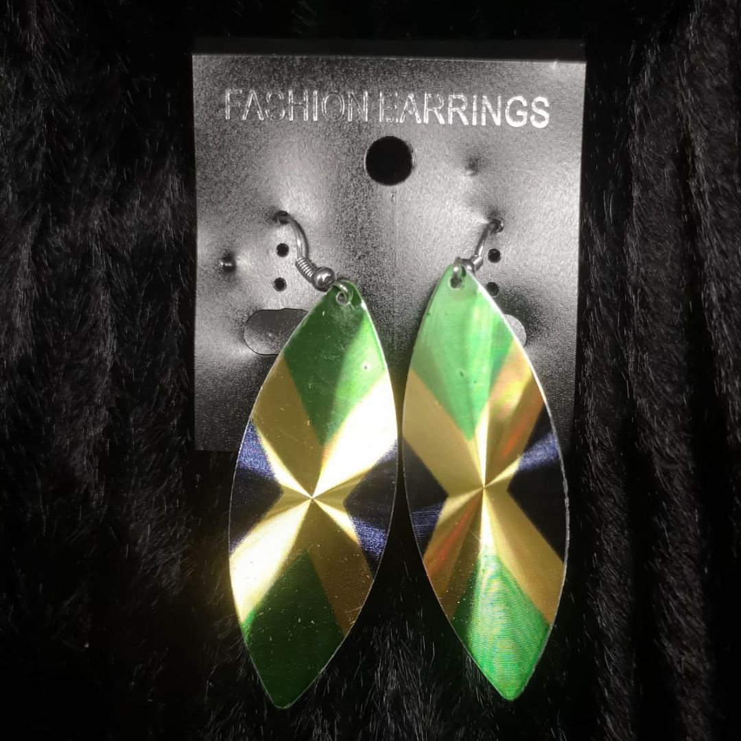 Jamaican Flag Earrings
