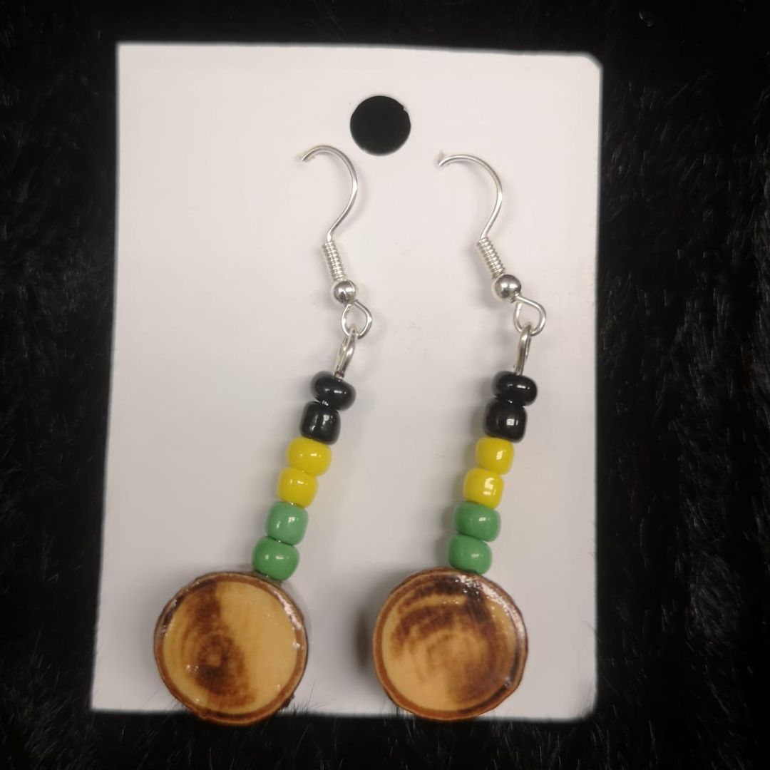 Jamaican Flag Earrings