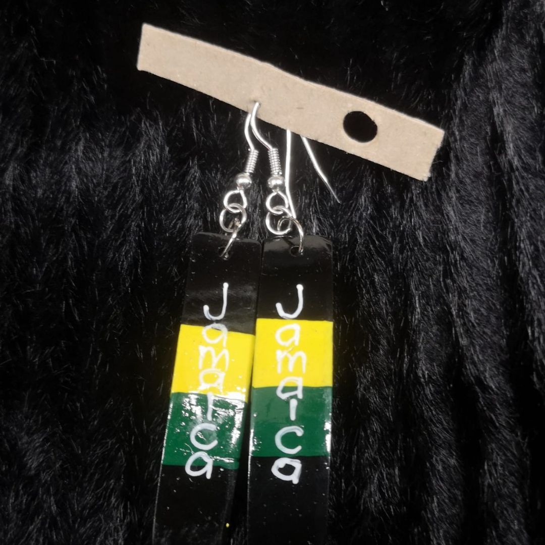 Jamaican Flag Earrings
