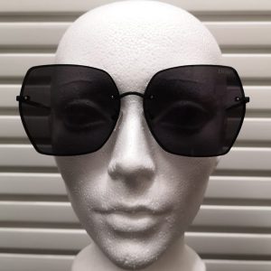 Full Rim Metal Black Sunglasses