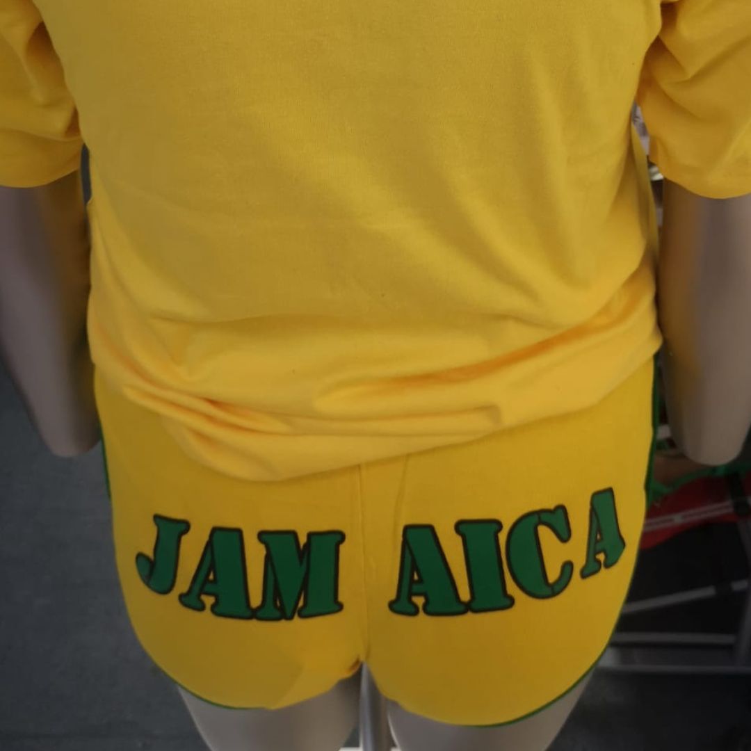 Jamaica Yellow Green Black