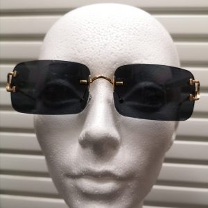 Black Rectangular Sunglasses